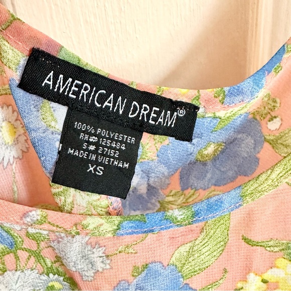 Pink and blue floral American dream cami - Picture 3 of 4